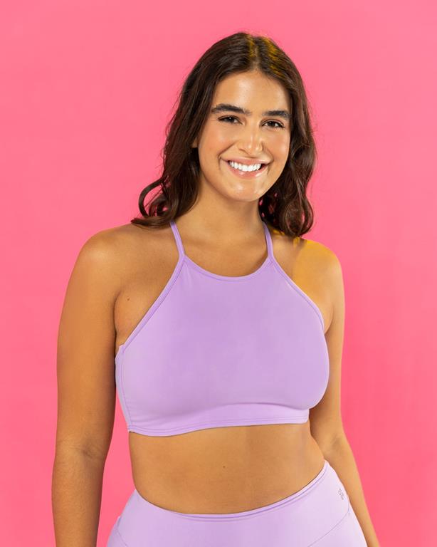 Top Fitness Oxer X Costas Roxo Claro