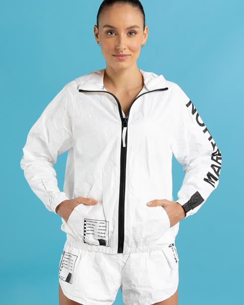 Jaqueta Oxer com Capuz Marathon Papel Reciclado - Feminina