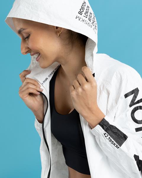 Jaqueta Oxer com Capuz Marathon Papel Reciclado - Feminina