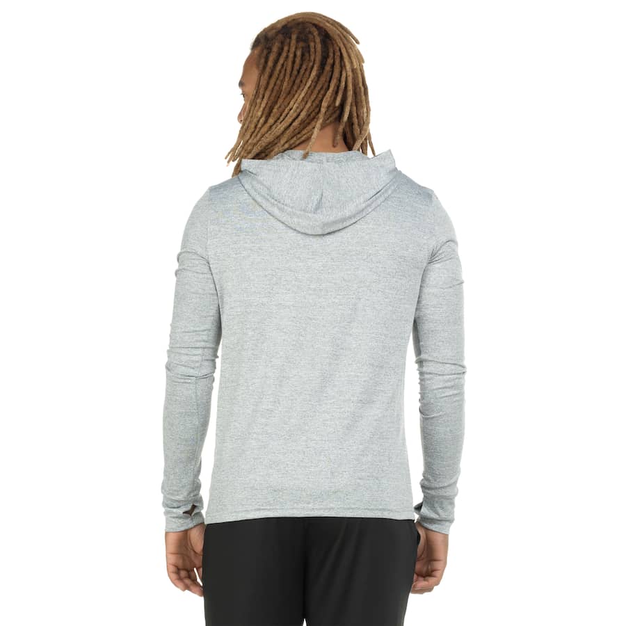 camiseta manga longa com capuz oxer masculina