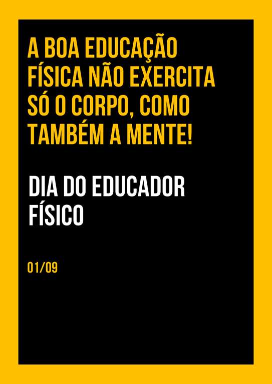 frase de dia do educador físico
