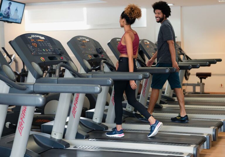 caminhada na esteira