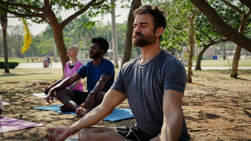 yoga no parque