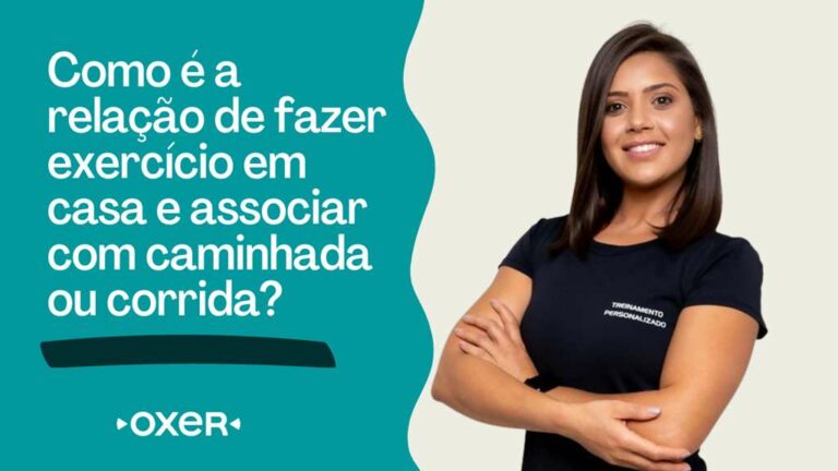 Posso correr e também fazer exercício em casa?
