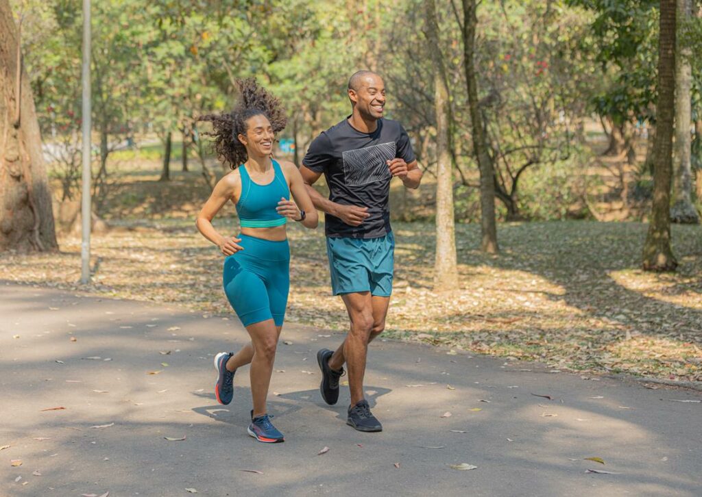 Corrida na areia, na esteira e ao ar livre