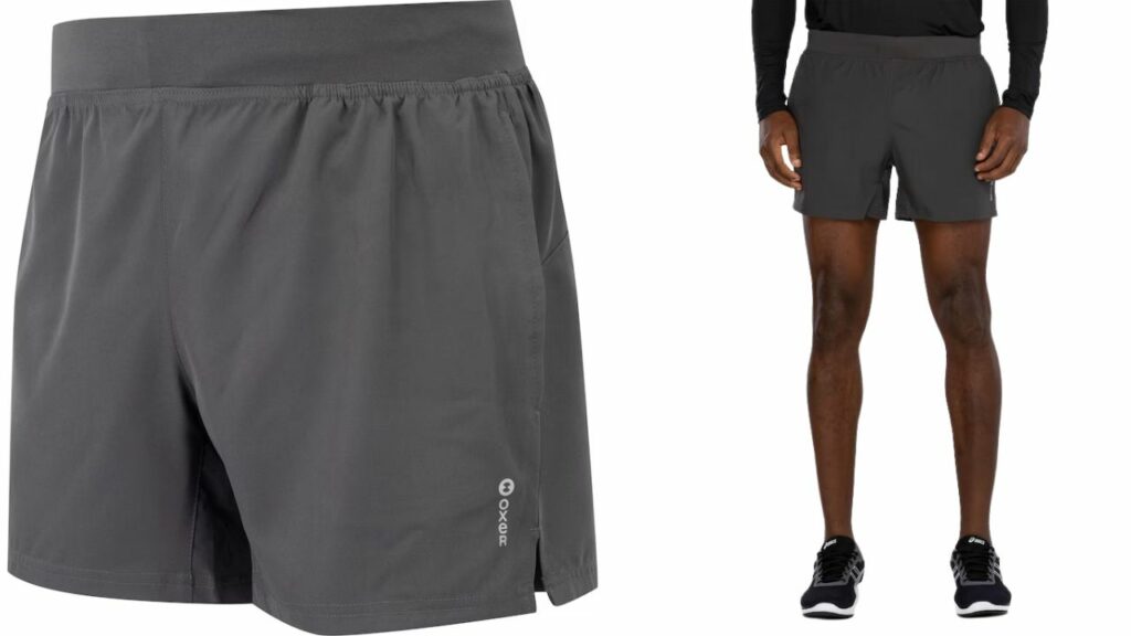 Bermuda 5" Masculina Oxer com Sunga Interna Tecido Plano com Elastano Corrida
