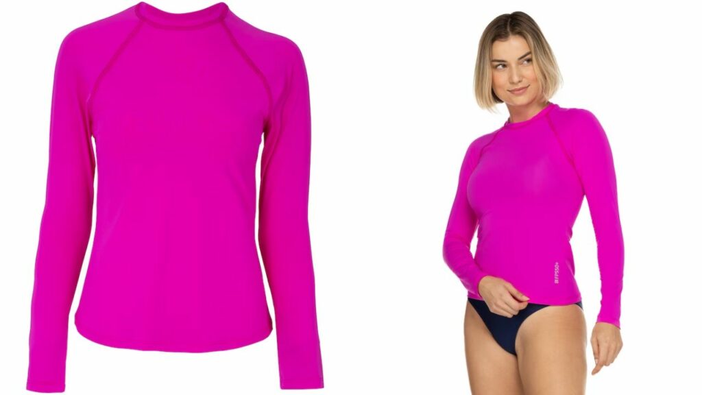 Camiseta Manga Longa Feminina Oxer com Proteção Solar UV